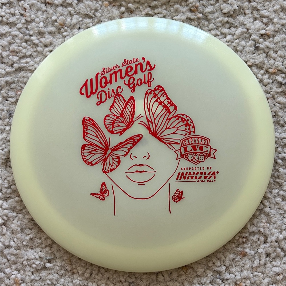 Disc Golf Frisbee- Innova Eagle Champ Glow- 2024 - SSW - Butterfly Stamp - LVC